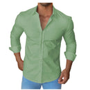 Camisa Axia Social Masculina Slim fit Luxo Moda Estilosa Manga Longa