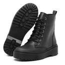 Bota Feminina Axia Coturno Tratorado Blogueira Confortavel