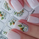 Nail Axia Art 100 Adesivo de Unha 3D PRÉ PRONTO Florais e Leve 120 - Tem Que Finalizar com Base