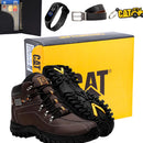 Bota Caterpillar Axia Masculino Otimizado + Cinto + Carteira + Relógio