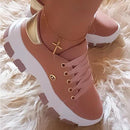 Tenis feminino plataforma Axia para trabalho passeio e dia a dia Casual