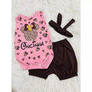 Conjunto Body Tematicos Axia e Faixa 3 Peças para Bebe