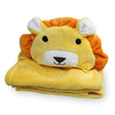 Toalha de Banho Axia Bebê Felpuda Capuz Infantil Recém Nascido Com Orelhinha Menino e Menina 95 x 65cm