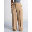 Calça GG Feminina Pantalona Axia Wide Leg Duna com Botão Tendência 2026