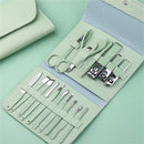 Kit Axia 16 Pçs Cortador De Unhas Pedicure Tesoura Prego Conjunto De Ferramentas Em Aço Inoxidável Com Bolsa Dobrável