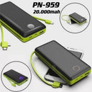 Carregador Axia Portátil Bateria Power Bank 20000mah PN-959