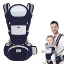 Canguru Axia Para Bebê 0-3 Anos Ergonômico 3 Em 1 Estilo Canguru Frontal Infantil Hipseat