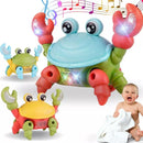 Brinquedo Caranguejo Fujão Axia Musical Som Luz E Movimento Infantil Para Bebês