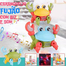 Brinquedo Caranguejo Fujão Axia Musical Som Luz E Movimento Infantil Para Bebês