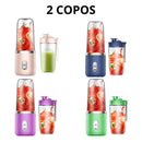 400ML 6 Lâminas Espremedor Elétrico Axia Mini Liquidificador Portátil De Suco De Alimentos Misturador Leite