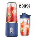 400ML 6 Lâminas Espremedor Elétrico Axia Mini Liquidificador Portátil De Suco De Alimentos Misturador Leite