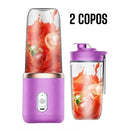 400ML 6 Lâminas Espremedor Elétrico Axia Mini Liquidificador Portátil De Suco De Alimentos Misturador Leite