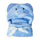 Toalha de Banho Axia Bebê Felpuda Capuz Infantil Recém Nascido Com Orelhinha Menino e Menina 95 x 65cm