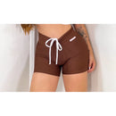 SHORT Axia com cordinha gringa empina bumbum Academia treino feminino