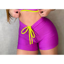 SHORT Axia com cordinha gringa empina bumbum Academia treino feminino