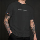 Camiseta Axia Manfinity UNITED STATES Urban Camisa Street Wear Masculina 100% Algodão