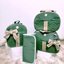 Kit Bolsa Maternidade Axia Com Faixa e Laço 4 Peças Menina/Menino com mochila e trocador