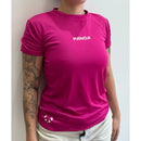 camiseta axia dry fit feminina com proteção uv para academia/corrida/treino