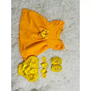 kit Axia vestido menina 4 peças luxo