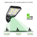 Kit 2 Luz Solar De Rua Taman 21W LED Axia Controle Remoto De Jardim À Prova D'água Indução Automática Com 3 Modos