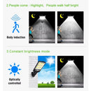 Kit 2 Luz Solar De Rua Taman 21W LED Axia Controle Remoto De Jardim À Prova D'água Indução Automática Com 3 Modos
