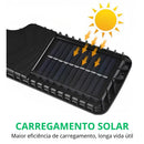 Kit 2 Luz Solar De Rua Taman 21W LED Axia Controle Remoto De Jardim À Prova D'água Indução Automática Com 3 Modos