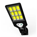 Kit 2 Luz Solar De Rua Taman 21W LED Axia Controle Remoto De Jardim À Prova D'água Indução Automática Com 3 Modos
