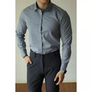 Camisa Social Masculina Axia Manga longa Slim Fit
