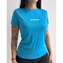 camiseta axia dry fit feminina com proteção uv para academia/corrida/treino