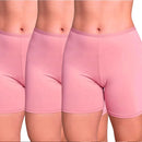 kit 3 Shorts axia Segunda Pele Liso Anágua | Bermudinha para Vestir por baixo da Roupa Feminino