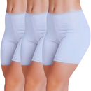kit 3 Shorts axia Segunda Pele Liso Anágua | Bermudinha para Vestir por baixo da Roupa Feminino
