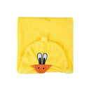 Toalha de Banho Axia Bebê Felpuda Capuz Infantil Recém Nascido Com Orelhinha Menino e Menina 95 x 65cm