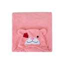 Toalha de Banho Axia Bebê Felpuda Capuz Infantil Recém Nascido Com Orelhinha Menino e Menina 95 x 65cm
