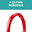 Mop C/ cabo de 140 cm + 2 Refis - Rodinhas e Cesto Em Inox - Balde Centrífuga - CH