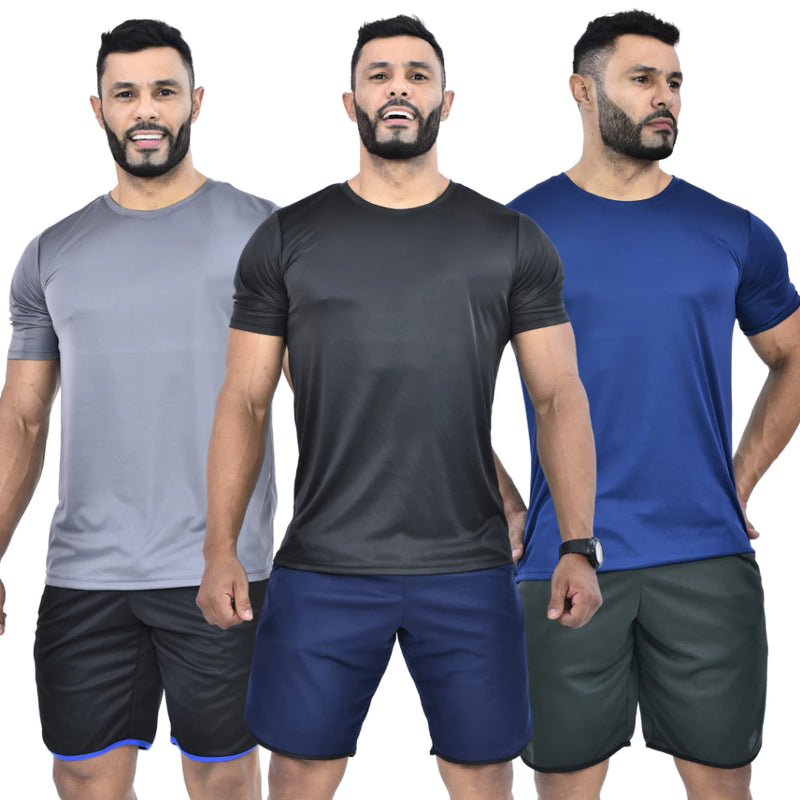 Camiseta Manga Curta Masculina Dry Axia Premium Esportiva Fitness Para Treino Academia e Corrida