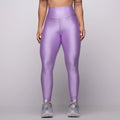 Calça Legging Fitness Canelada Axia Trilobal Cintura Alta Academia Não Transparente Feminina