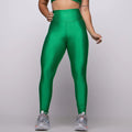 Calça Legging Fitness Canelada Axia Trilobal Cintura Alta Academia Não Transparente Feminina