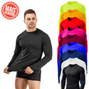 Camisa Térmica Proteção Uv Axia 50+ Segunda Pele Camiseta Blusa Malha Fria Unissex Academia Manga Longa