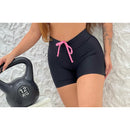 SHORT Axia com cordinha gringa empina bumbum Academia treino feminino