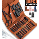 Kit Axia 16 Pçs Cortador De Unhas Pedicure Tesoura Prego Conjunto De Ferramentas Em Aço Inoxidável Com Bolsa Dobrável