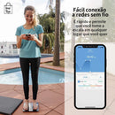 Profissional Balança Bioimpedância Digital axia lmc Aplicativo Bluetooth, USB, Fitness Treino 180kg