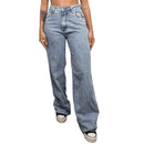 CALÇA AXIA WIDE LEG FEMININA JEANS PANTALONA 100% ALGODÃO CALÇA UNIVERSITARIA