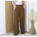 Calça GG Feminina Pantalona Axia Wide Leg Duna com Botão Tendência 2026