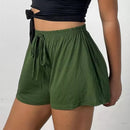 Short Feminino Axia Cintura Alta Soltinho Malha Viscolycra Premium Novo Brisa
