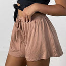 Short Feminino Axia Cintura Alta Soltinho Malha Viscolycra Premium Novo Brisa