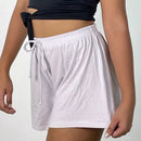 Short Feminino Axia Cintura Alta Soltinho Malha Viscolycra Premium Novo Brisa