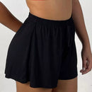 Short Feminino Axia Cintura Alta Soltinho Malha Viscolycra Premium Novo Brisa