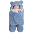 Saco de Dormir Axia Bebe Ursinho com Sherpa Inverno Menina e Menino Charutinho Enrolar o Bebe