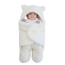 Saco de Dormir Axia Bebe Ursinho com Sherpa Inverno Menina e Menino Charutinho Enrolar o Bebe