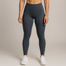 Calça Legging Fitness Canelada Axia Trilobal Cintura Alta Academia Não Transparente Feminina